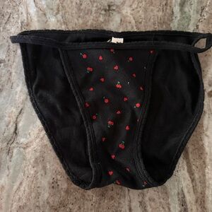 Aerie Black Cherry Pattern Kids Bottoms